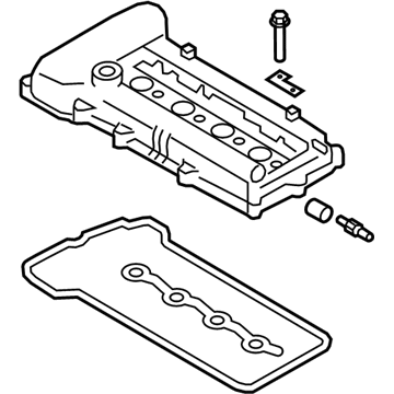 Kia 224102B000 Cover Assembly-Rocker