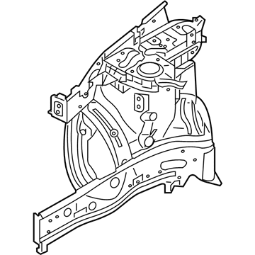 Kia 64501G5000 Panel Assembly-Fender Apron