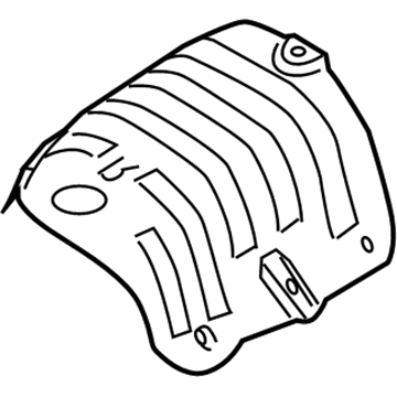 Kia 287943F000 Protector-Heat Rear,RH