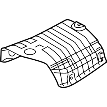 Kia 287953F000 Protector-Heat Rear,LH