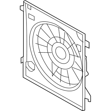 Kia Sorento Fan Shroud - 253503E930