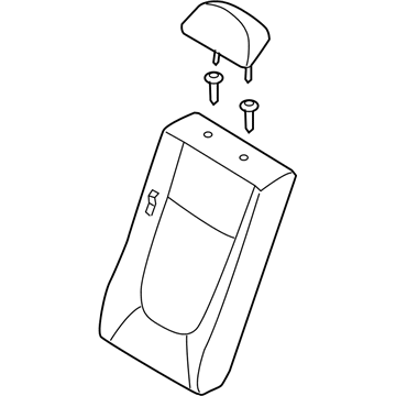 Kia 893012F701375 Back Assembly-Rear Seat LH