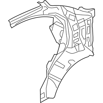 Kia 716011G300 Panel Assembly-Quarter Inner