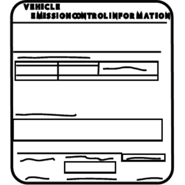 Kia 324503C587 Label-Emission Control