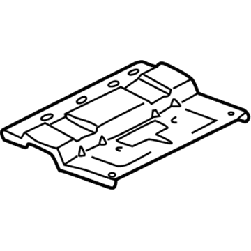 Kia 0K2DJ5141X Bracket-Front Room Lamp