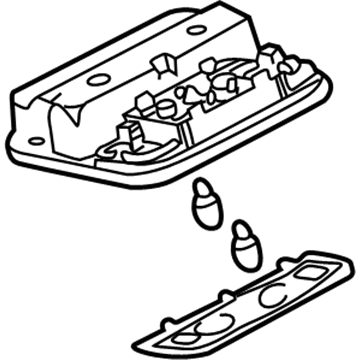 Kia 0K2DJ5141006 Lamp-Sun Glass Case