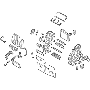 Kia 971011D050 Heater & EVAPORATOR