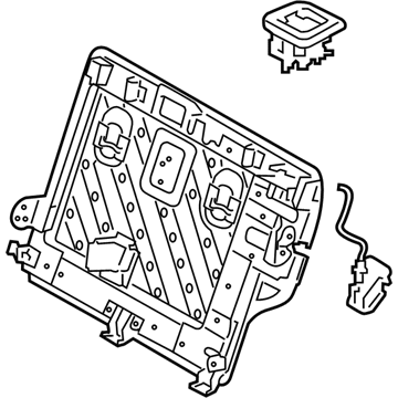 Kia 89310B2710EQ Frame Assembly-Rear Seat Back