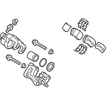 Kia Sportage Brake Caliper - 582102S100