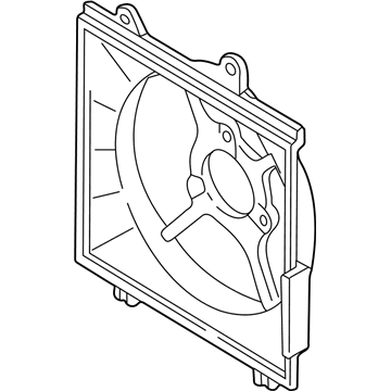 Kia Sephia Fan Shroud - 0K2A115210