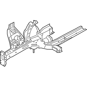 Kia 64606B2510 Member Assembly-Front Si