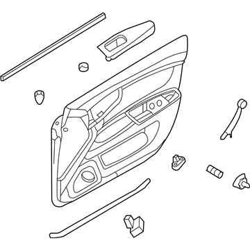 Kia 823022G130K0 Panel Complete-Front Door Trim