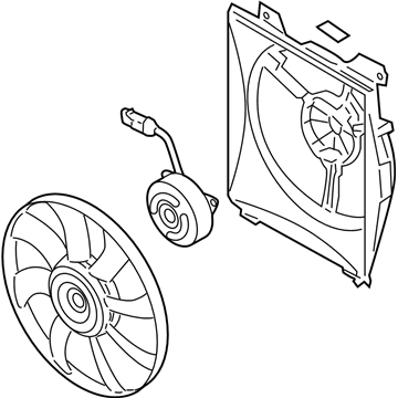 2006 Kia Rio A/C Condenser Fan - 977301G000