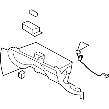 Kia 845402J000J7 Panel Assembly-Lower Crash Pad