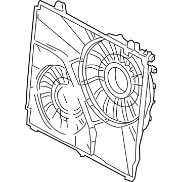 2003 Kia Sorento Fan Shroud - 253503E600