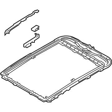 Kia 816503T500 Rail Assembly-PANORAMAROOF