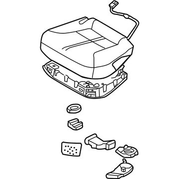 Kia 891003T930KEN Cushion Assembly-Rear Seat