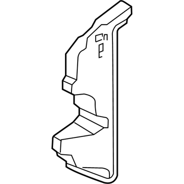 Kia 29135B2000 Guard-Air, RH