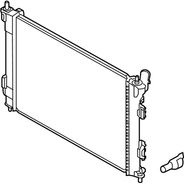 Kia Radiator - 25310B2050