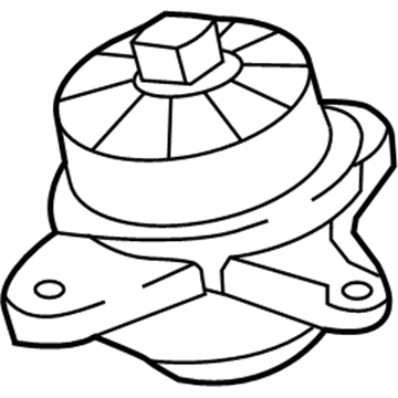 Kia 218123T200 Hydraulic Insulator, Left