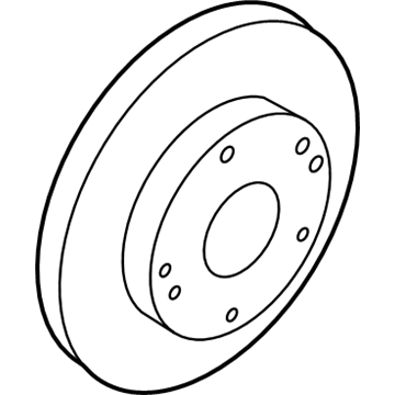 Kia 517121F300 Disc-Front Wheel Brake