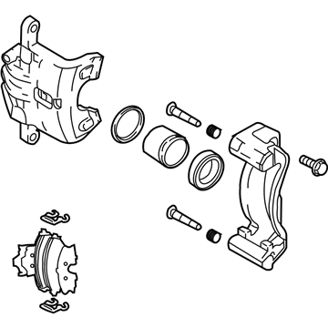 2007 Kia Sportage Brake Caliper - 581102E500