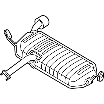 2006 Kia Sportage Muffler - 287001F150