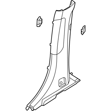 Kia 85845R0100OFB Trim Assembly-Ctr Pillar