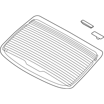 Kia 87110A7020 Glass Assembly-Rear Window