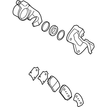 Kia Optima Brake Caliper - 581102T200