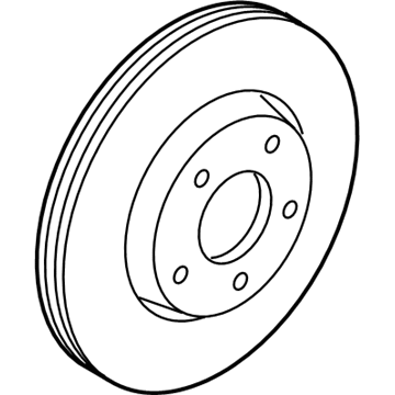 Kia 517122T000 Disc-Front Wheel Brake