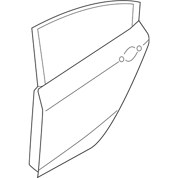 Kia 77004A7010 Panel Assembly-Rear Door RH