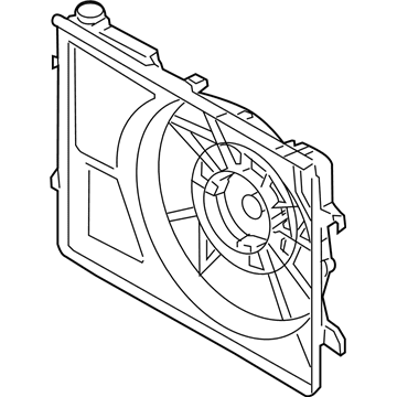 2010 Kia Forte Koup Fan Shroud - 253501M000