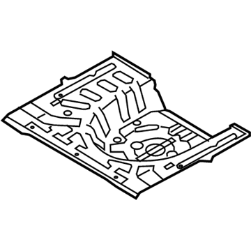 Kia 655131M510 Panel Assembly-Rear Floor