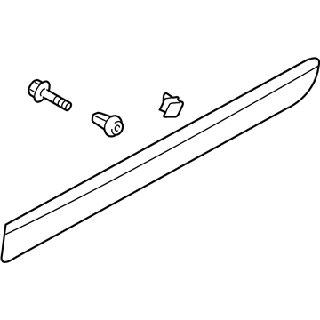 Kia 877224J000ABP MOULDING Assembly-Rear Door