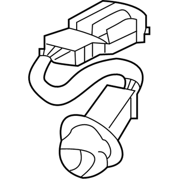 Kia 92490D4600 Rear Holder & Wiring