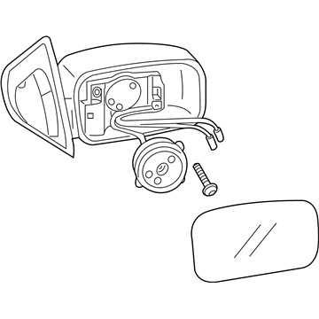 2006 Kia Sorento Car Mirror - 876013E70000