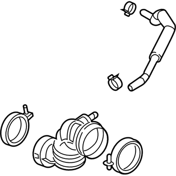 2018 Kia Rio Air Intake Coupling - 28140H9250