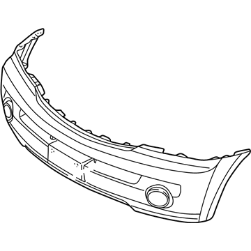 Kia 865113E005XX Front Bumper Cover