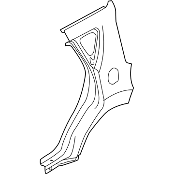 Kia 71503B2C50 Panel Assembly-Quarter Outer