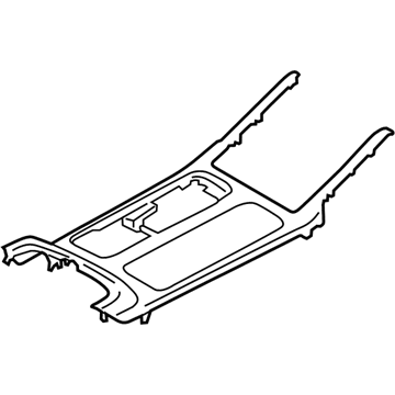 Kia 84651S9000FHV Cover-Console UPR