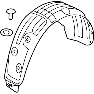 Kia 86821A9700 Guard Assembly-Rear Wheel