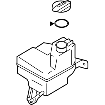 2016 Kia Forte Coolant Reservoir - 25430A2000