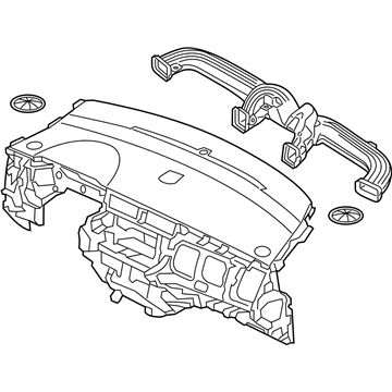 Kia 84710H9300WK Crash Pad Assembly-Main