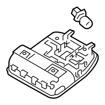 Kia 92810Q5080BGA Lamp Assembly-Overhead C