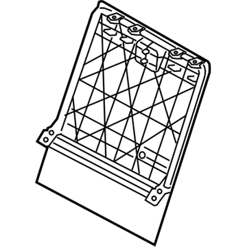 Kia 894102T511 Frame Assembly-Rear Seat Back