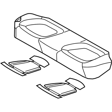 Kia 891002TNT0AWB Cushion Assembly-Rear Seat