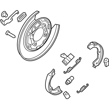 2017 Kia Sorento Parking Brake Shoe - 58250C6000