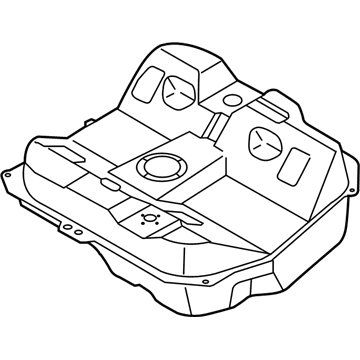 Kia 0K2NB42110A Fuel Tank Assembly