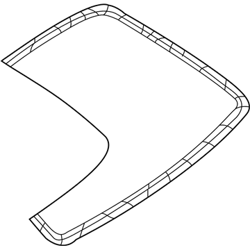 Kia 0K2B150610C MOULDING-BWINDOW